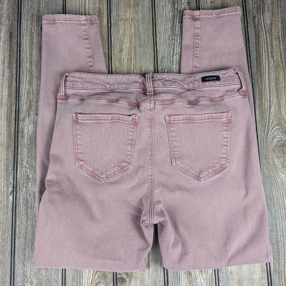Liverpool Size 8 Dusty Pink Skinny Jeans Stretch - Picture 1 of 12